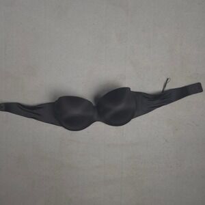 Maidenform Strapless Bra Smooth Underwire Convertible Black 36B‎